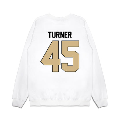 Purdue - NCAA Football : Seth Turner - Vintage Helmet Premium Crewneck Sweatshirt-1