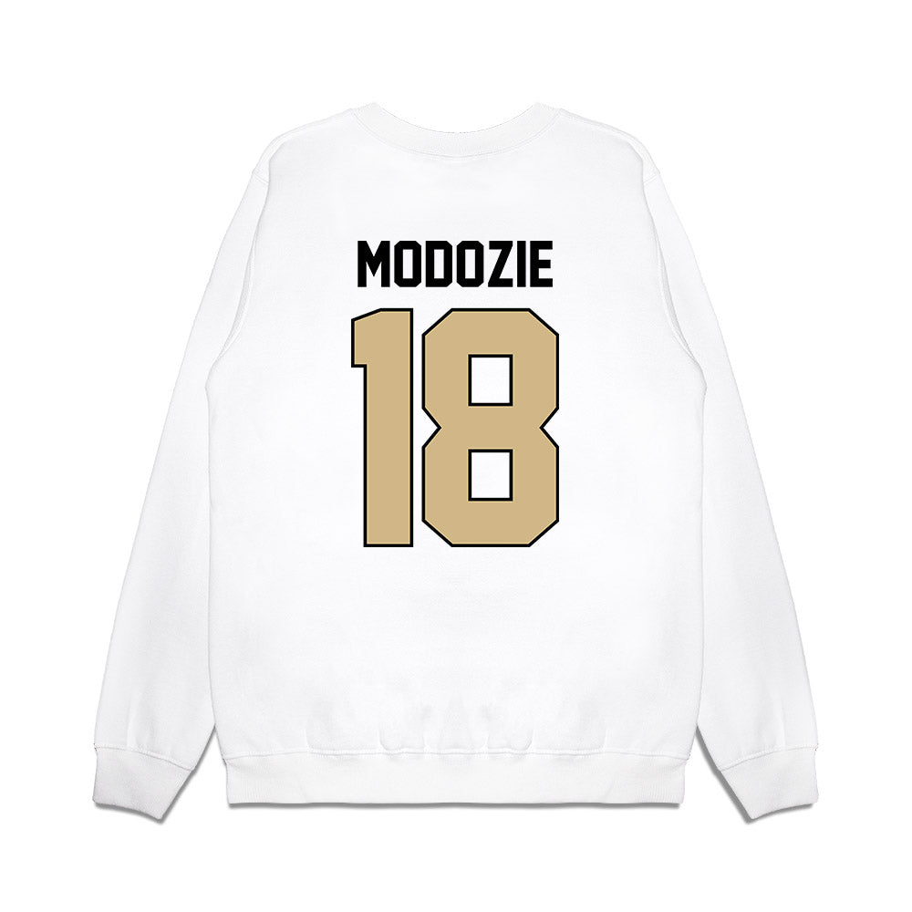Purdue - NCAA Football : Elo Modozie - Vintage Helmet Premium Crewneck Sweatshirt-1