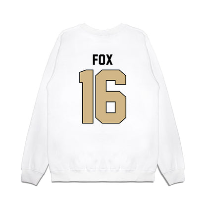 Purdue - NCAA Football : Kylan Fox - Vintage Helmet Premium Crewneck Sweatshirt-1