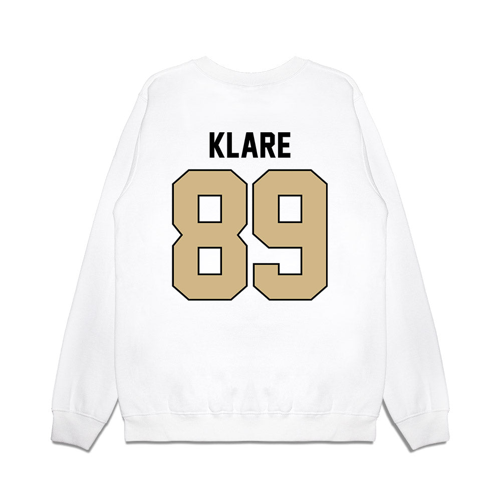 Purdue - NCAA Football : Luke Klare - Vintage Helmet Premium Crewneck Sweatshirt-1