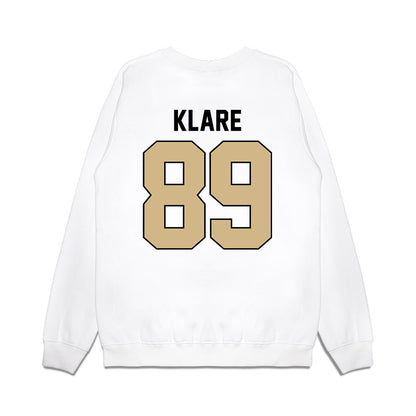 Purdue - NCAA Football : Luke Klare - Vintage Helmet Premium Crewneck Sweatshirt-1
