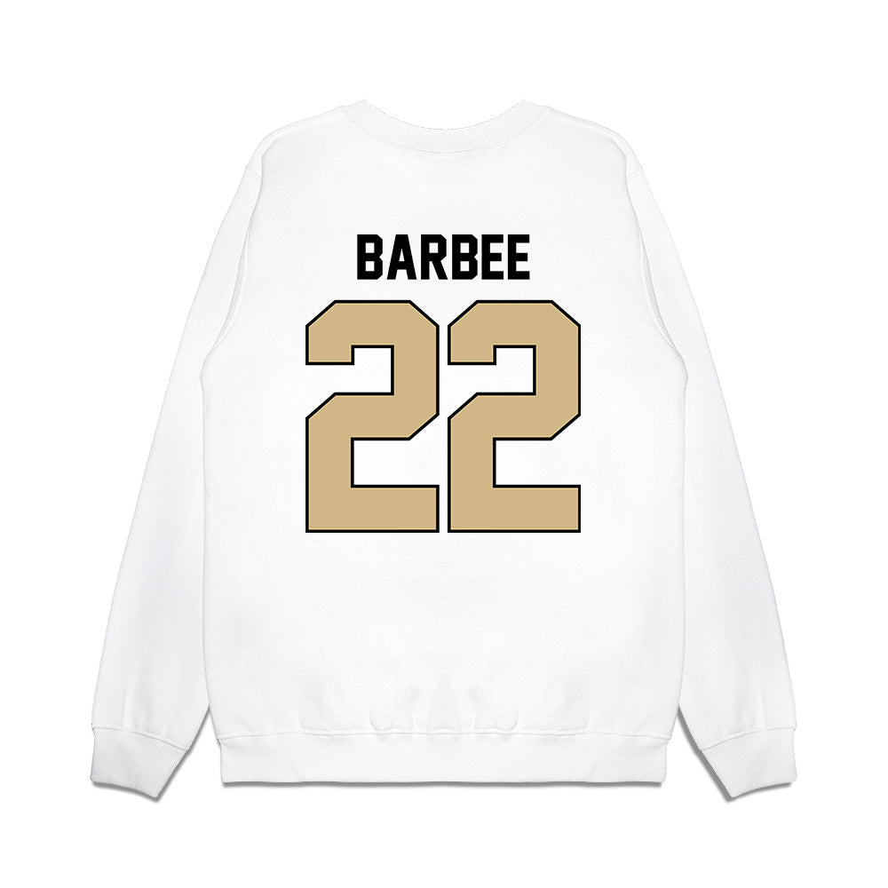 Purdue - NCAA Football : Maxwell Barbee - Vintage Helmet Premium Crewneck Sweatshirt-1