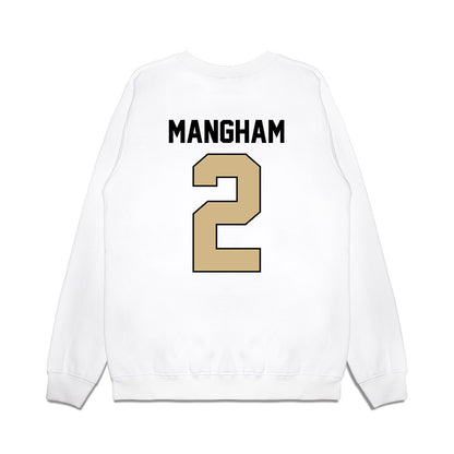 Purdue - NCAA Football : Jaden Mangham - Vintage Helmet Premium Crewneck Sweatshirt-1