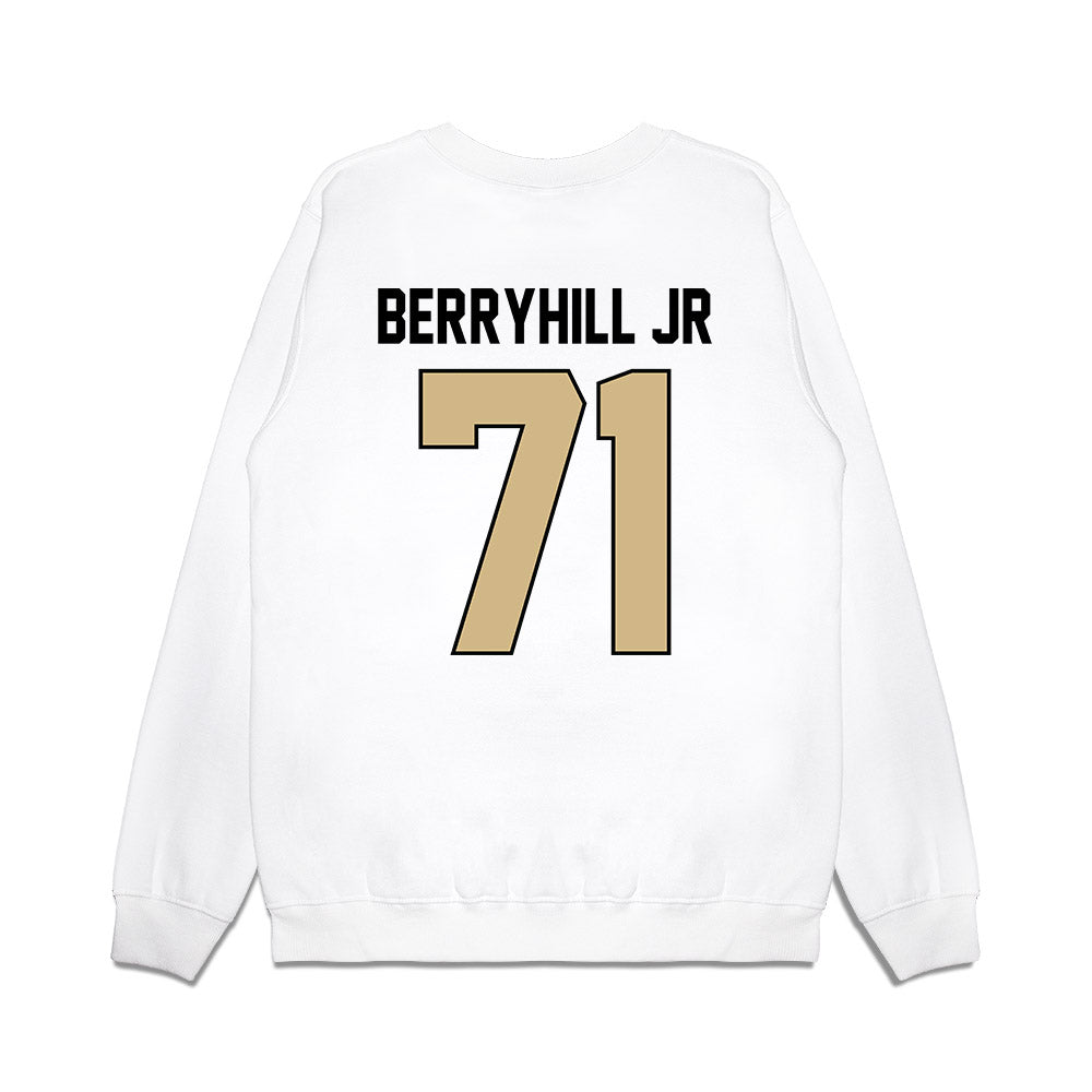 Purdue - NCAA Football : Terrell Berryhill jr - Vintage Helmet Premium Crewneck Sweatshirt-1