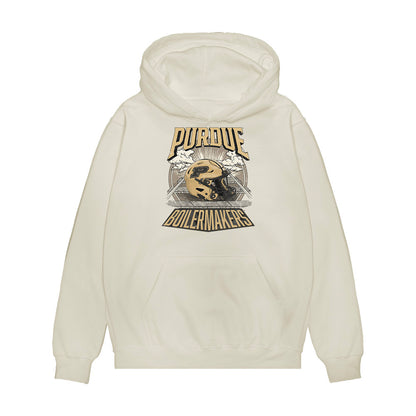 Purdue - NCAA Football : Isaiah Needam - Vintage Helmet Premium Hooded Sweatshirt-0