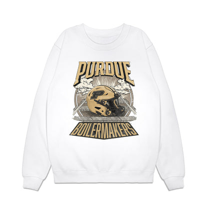 Purdue - NCAA Football : Breeon Ishmail - Vintage Helmet Premium Crewneck Sweatshirt-0