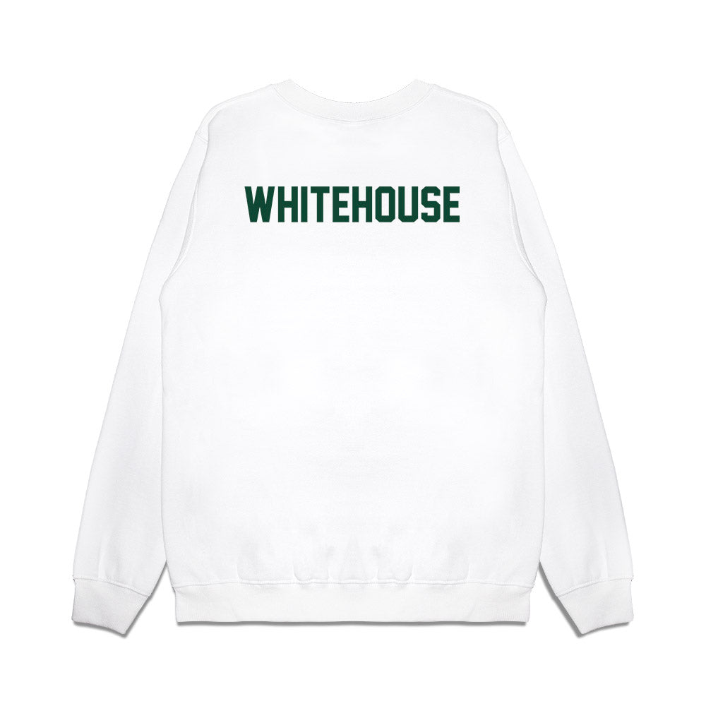 Miami - NCAA Football : Jack Whitehouse - Vintage Helmet Premium Crewneck Sweatshirt-1