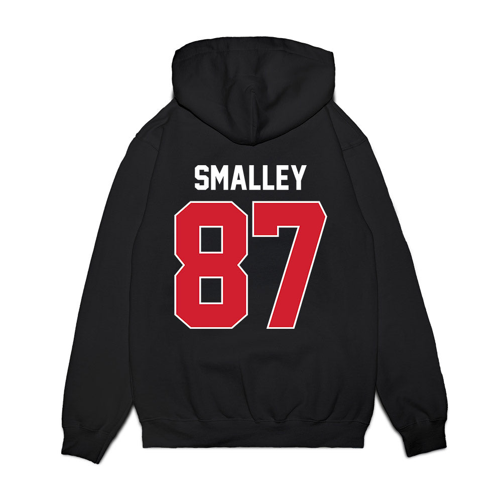 Ole Miss - NCAA Football : Wyatt Smalley - Vintage Helmet Premium Hooded Sweatshirt-1
