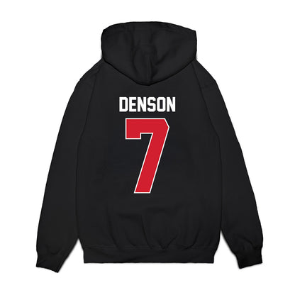 Ole Miss - NCAA Football : Sharif Denson - Vintage Helmet Premium Hooded Sweatshirt-1
