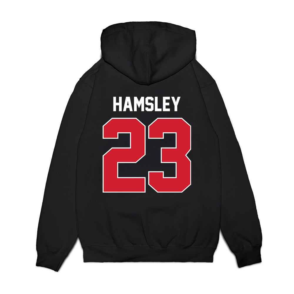 Ole Miss - NCAA Football : George Hamsley - Vintage Helmet Premium Hooded Sweatshirt-1