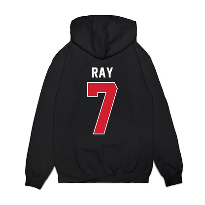 Ole Miss - NCAA Football : Traylon Ray - Vintage Helmet Premium Hooded Sweatshirt-1