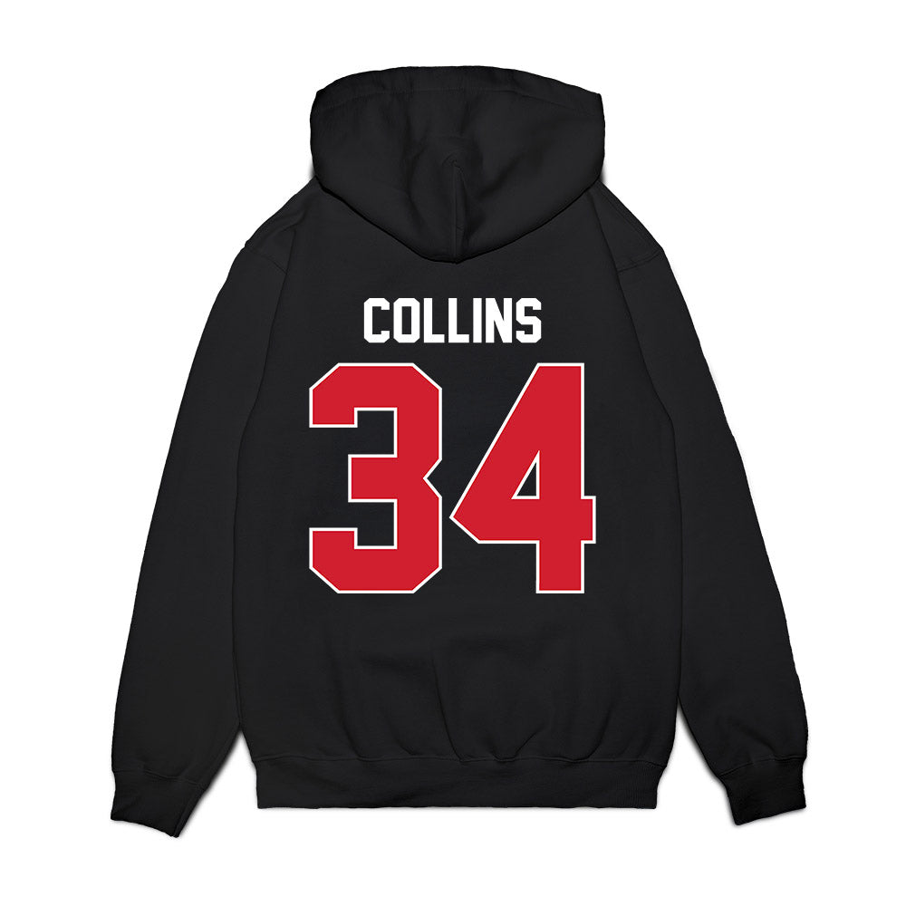 Ole Miss - NCAA Football : Raymond Collins - Vintage Helmet Premium Hooded Sweatshirt-1