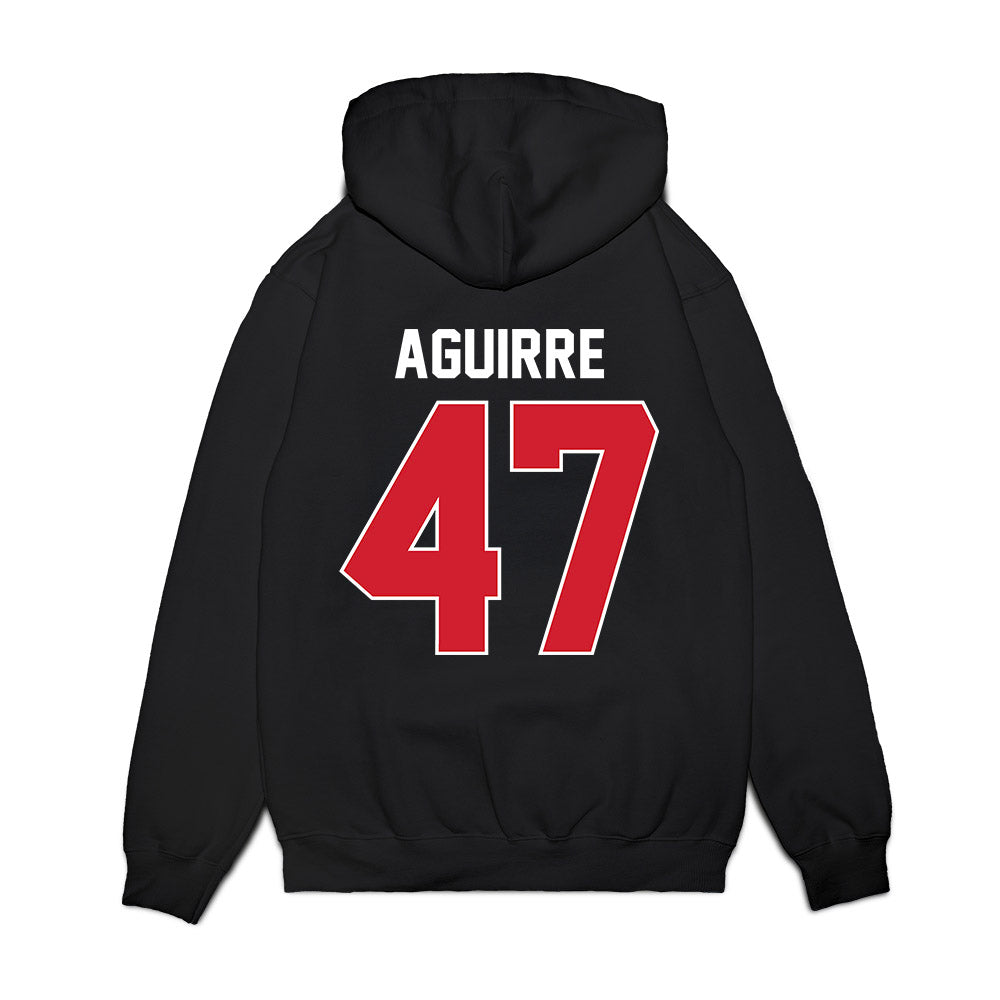 Ole Miss - NCAA Football : Anthony Aguirre - Vintage Helmet Premium Hooded Sweatshirt-1