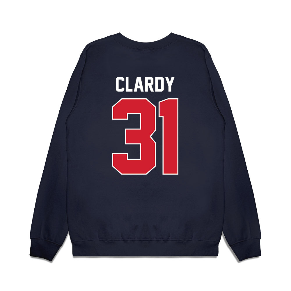 Ole Miss - NCAA Football : Ladarian Clardy - Vintage Helmet Premium Crewneck Sweatshirt-1