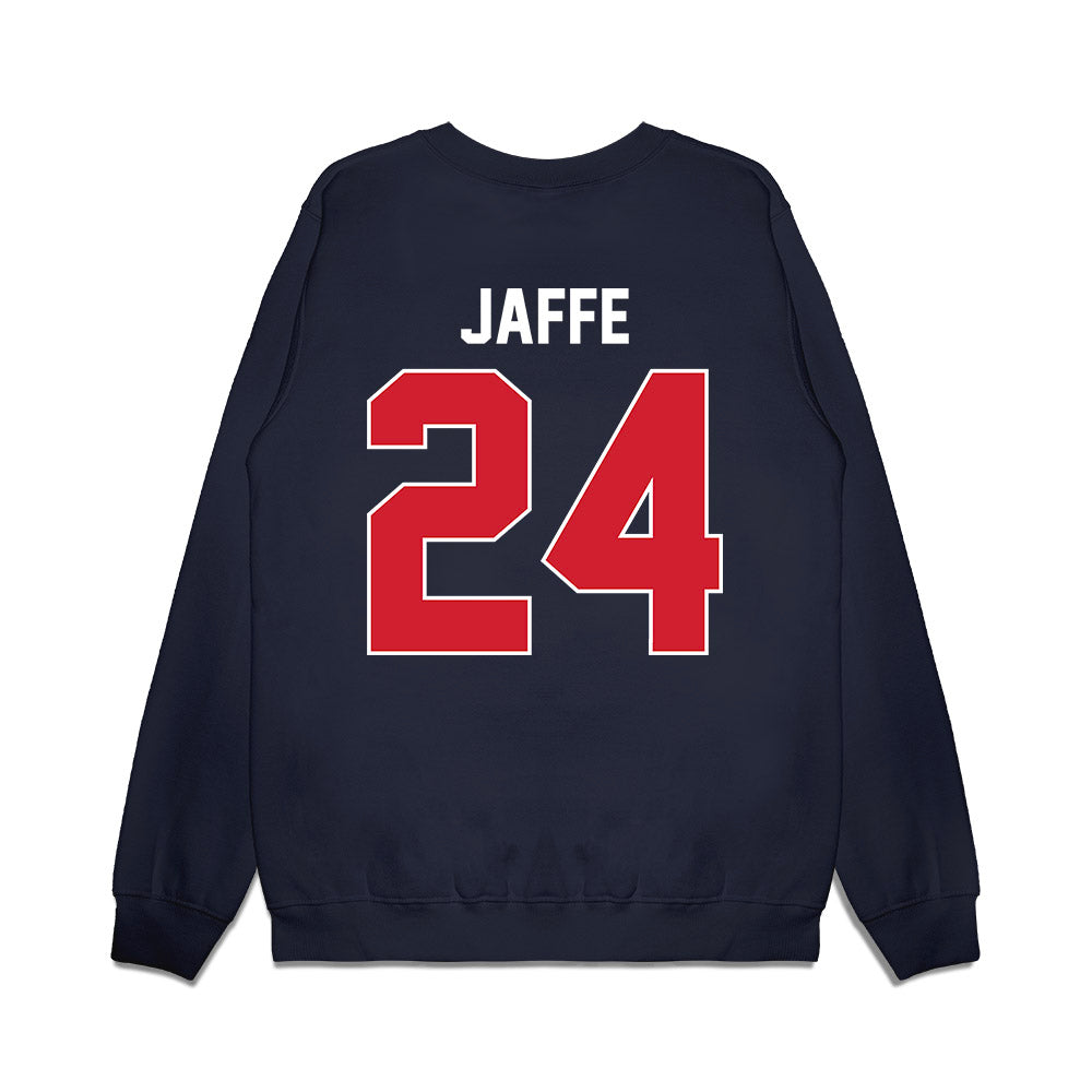 Ole Miss - NCAA Football : Andy Jaffe - Vintage Helmet Premium Crewneck Sweatshirt-1