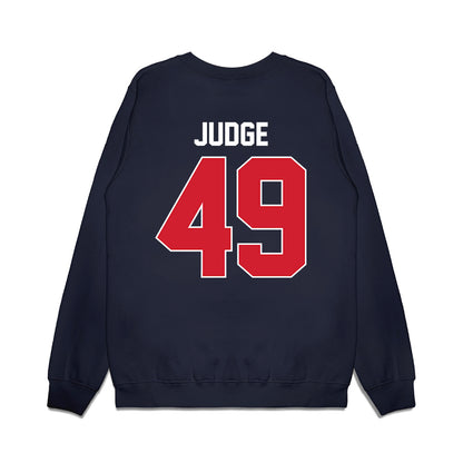 Ole Miss - NCAA Football : Sean Judge - Vintage Helmet Premium Crewneck Sweatshirt-1
