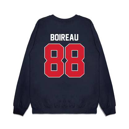 Ole Miss - NCAA Football : Michai Boireau - Vintage Helmet Premium Crewneck Sweatshirt-1