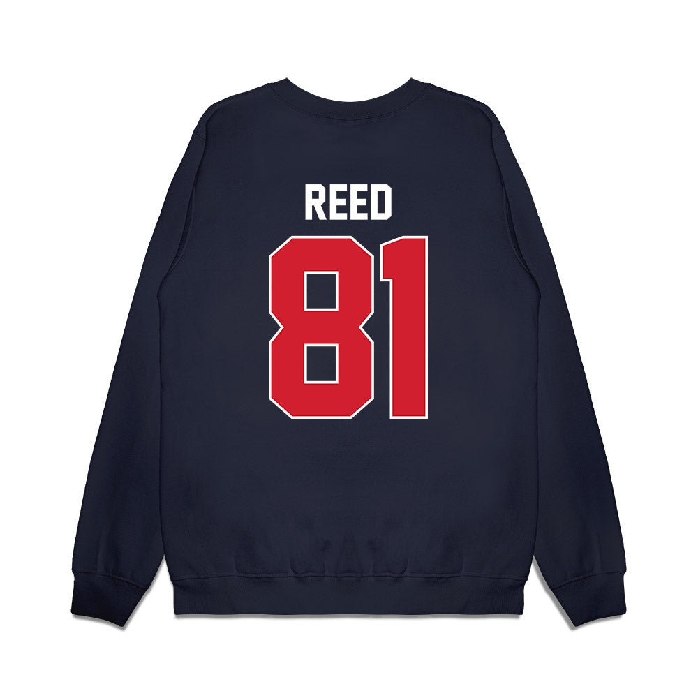 Ole Miss - NCAA Football : Samari Reed - Vintage Helmet Premium Crewneck Sweatshirt-1