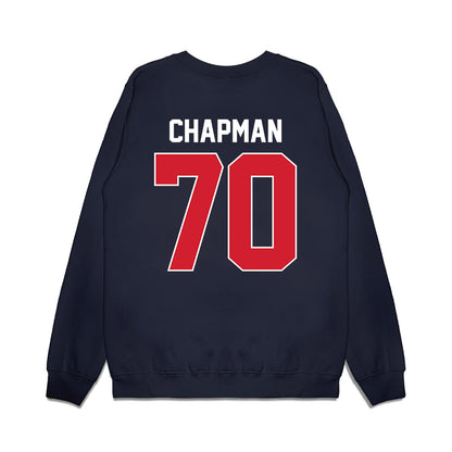 Ole Miss - NCAA Football : Jalan Chapman - Vintage Helmet Premium Crewneck Sweatshirt-1