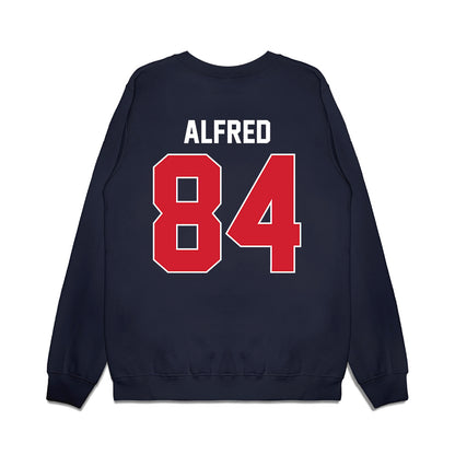 Ole Miss - NCAA Football : Dillon Alfred - Vintage Helmet Premium Crewneck Sweatshirt-1