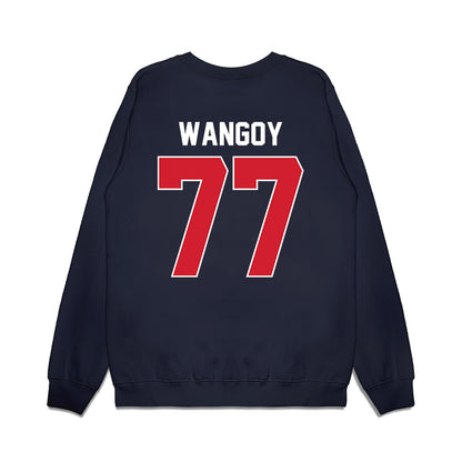 Ole Miss - NCAA Football : Enoch Wangoy - Vintage Helmet Premium Crewneck Sweatshirt-1
