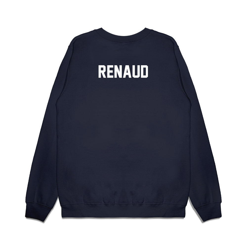 Ole Miss - NCAA Football : Jordan Renaud - Vintage Helmet Premium Crewneck Sweatshirt-1