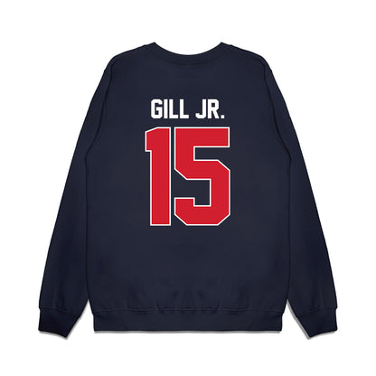Ole Miss - NCAA Football : Darrell Gill Jr. - Vintage Helmet Premium Crewneck Sweatshirt-1