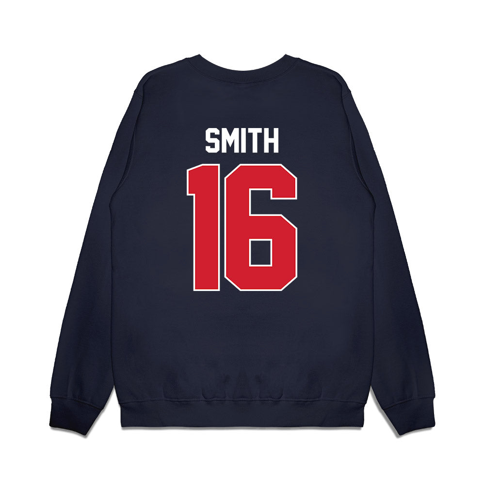 Ole Miss - NCAA Football : Maealiuaki Smith - Vintage Helmet Premium Crewneck Sweatshirt-1