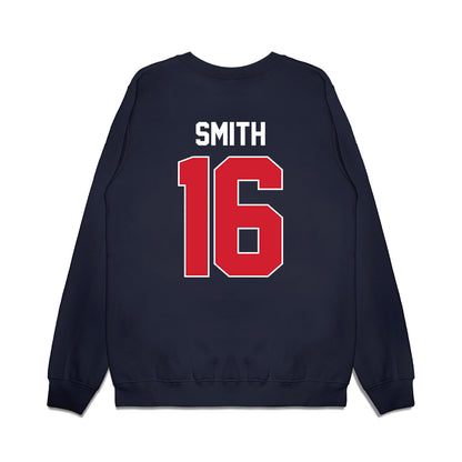 Ole Miss - NCAA Football : Maealiuaki Smith - Vintage Helmet Premium Crewneck Sweatshirt-1