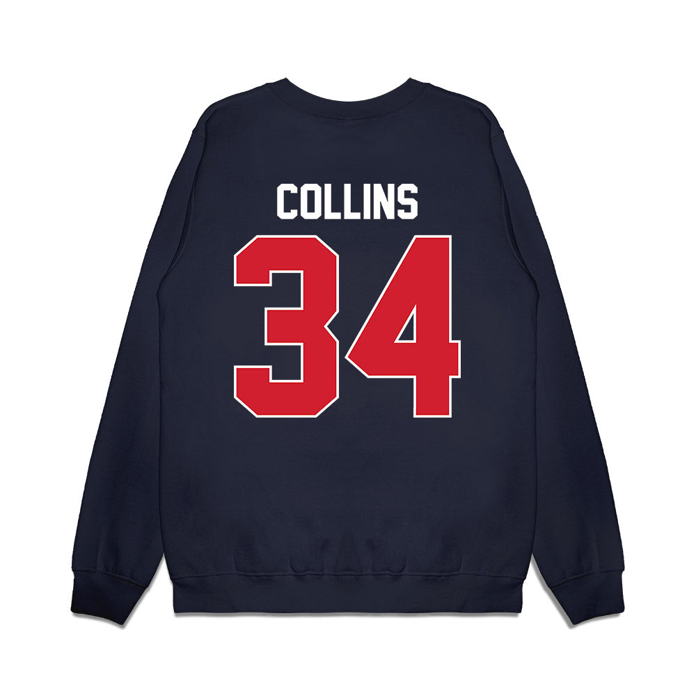 Ole Miss - NCAA Football : Raymond Collins - Vintage Helmet Premium Crewneck Sweatshirt-1