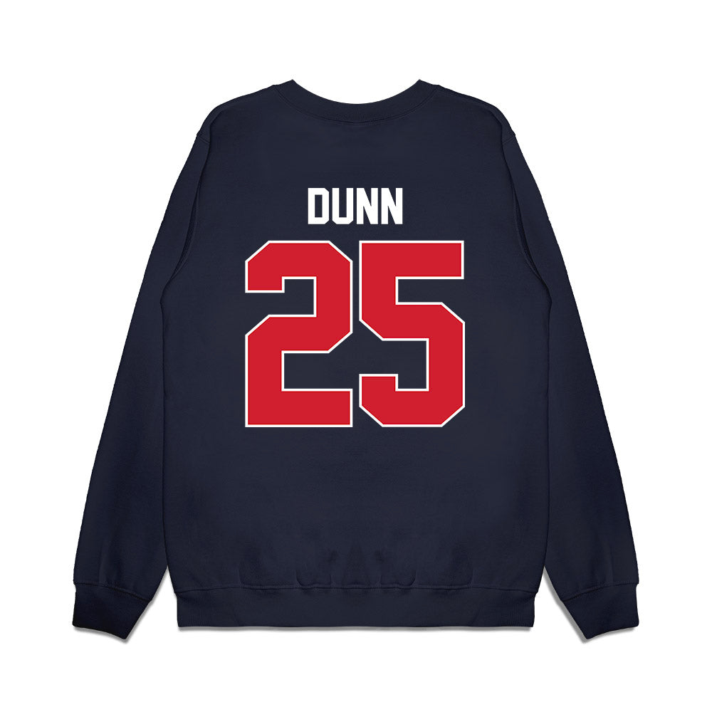 Ole Miss - NCAA Football : Maison Dunn - Vintage Helmet Premium Crewneck Sweatshirt-1