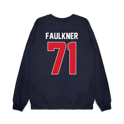 Ole Miss - NCAA Football : Emanuel Faulkner - Vintage Helmet Premium Crewneck Sweatshirt-1