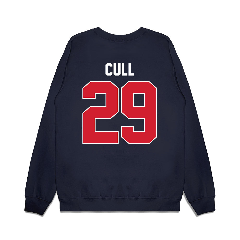 Ole Miss - NCAA Football : Nick Cull - Vintage Helmet Premium Crewneck Sweatshirt-1