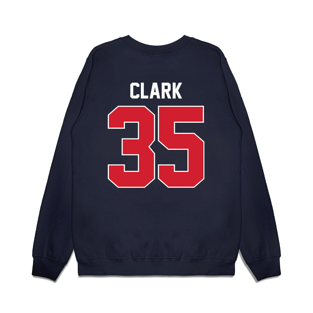 Ole Miss - NCAA Football : Cameron Clark - Vintage Helmet Premium Crewneck Sweatshirt-1