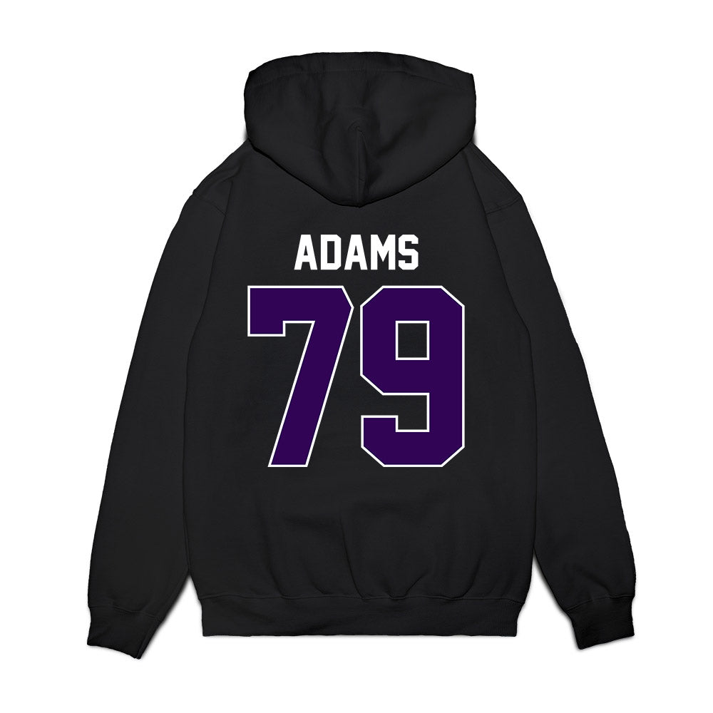 Kansas State - NCAA Football : Charlie Adams - Vintage Helmet Premium Hooded Sweatshirt-1