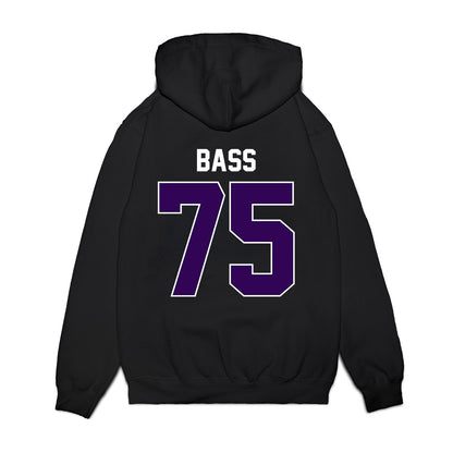 Kansas State - NCAA Football : Holden Bass - Vintage Helmet Premium Hooded Sweatshirt-1