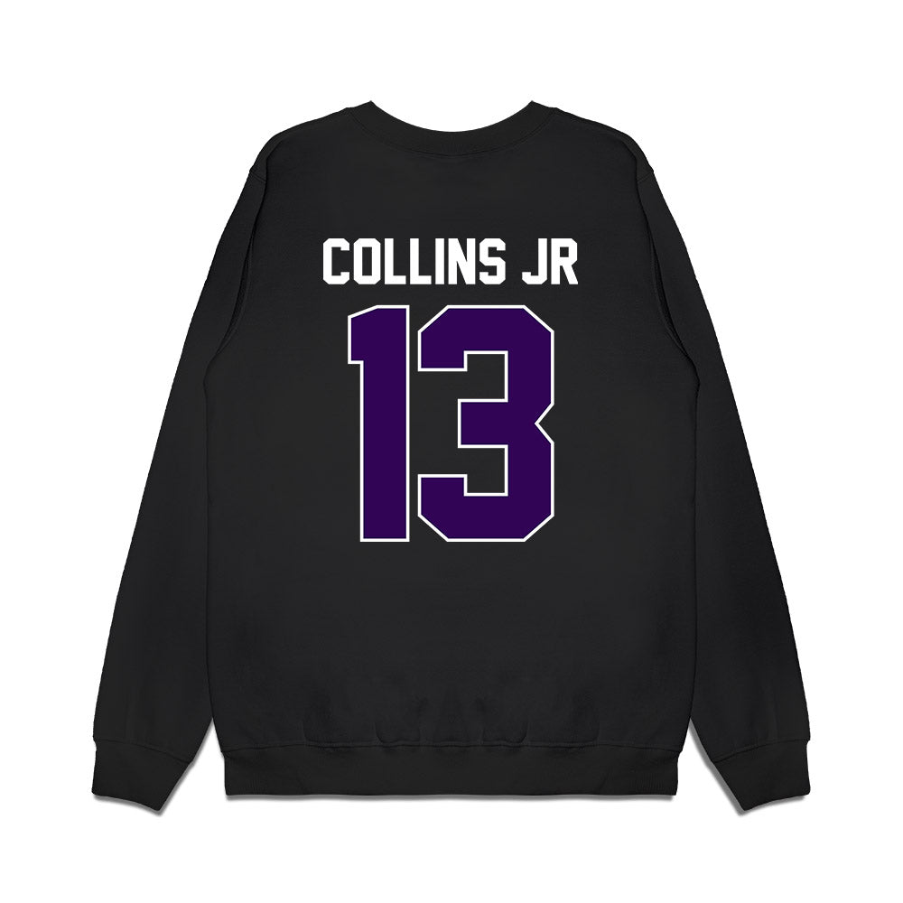 Kansas State - NCAA Football : Rj Collins Jr - Vintage Helmet Premium Crewneck Sweatshirt-1