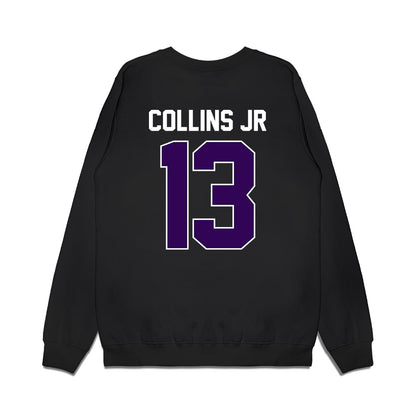 Kansas State - NCAA Football : Rj Collins Jr - Vintage Helmet Premium Crewneck Sweatshirt-1