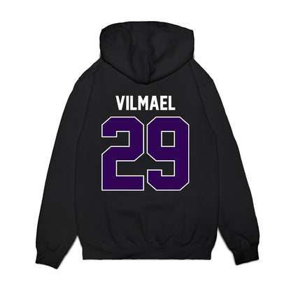 Kansas State - NCAA Football : Josiah Vilmael - Vintage Helmet Premium Hooded Sweatshirt-1