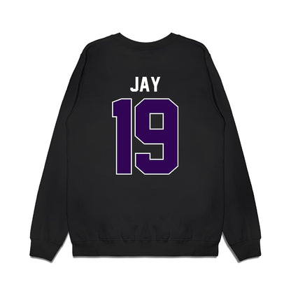 Kansas State - NCAA Football : Blake Jay - Vintage Helmet Premium Crewneck Sweatshirt-1