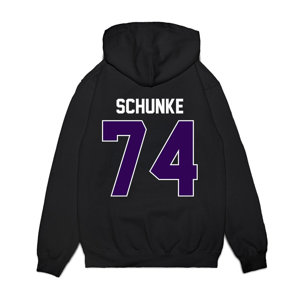Kansas State - NCAA Football : Navarro Schunke - Vintage Helmet Premium Hooded Sweatshirt-1