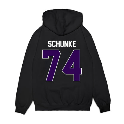 Kansas State - NCAA Football : Navarro Schunke - Vintage Helmet Premium Hooded Sweatshirt-1