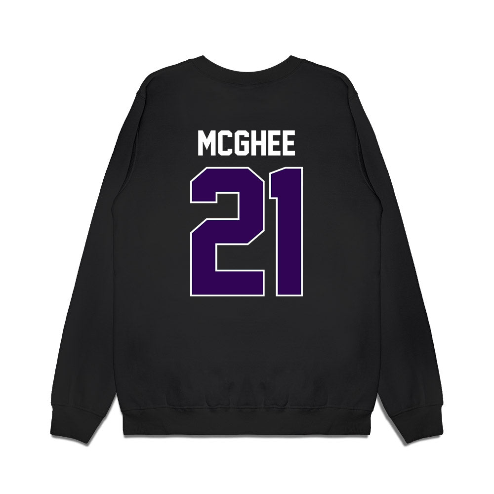 Kansas State - NCAA Football : LJ McGhee - Vintage Helmet Premium Crewneck Sweatshirt-1