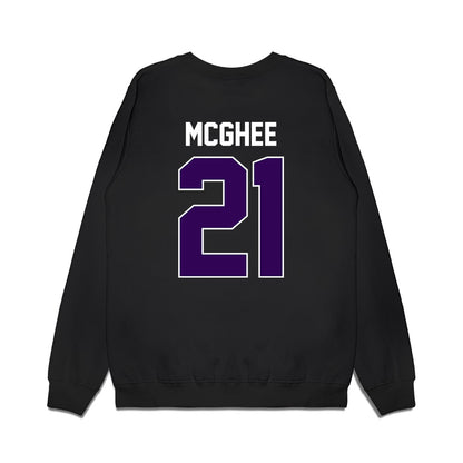 Kansas State - NCAA Football : LJ McGhee - Vintage Helmet Premium Crewneck Sweatshirt-1