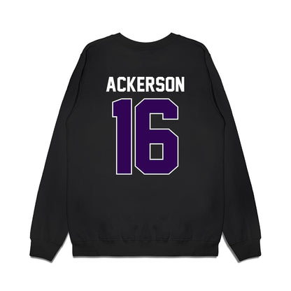 Kansas State - NCAA Football : Dj Ackerson - Vintage Helmet Premium Crewneck Sweatshirt-1