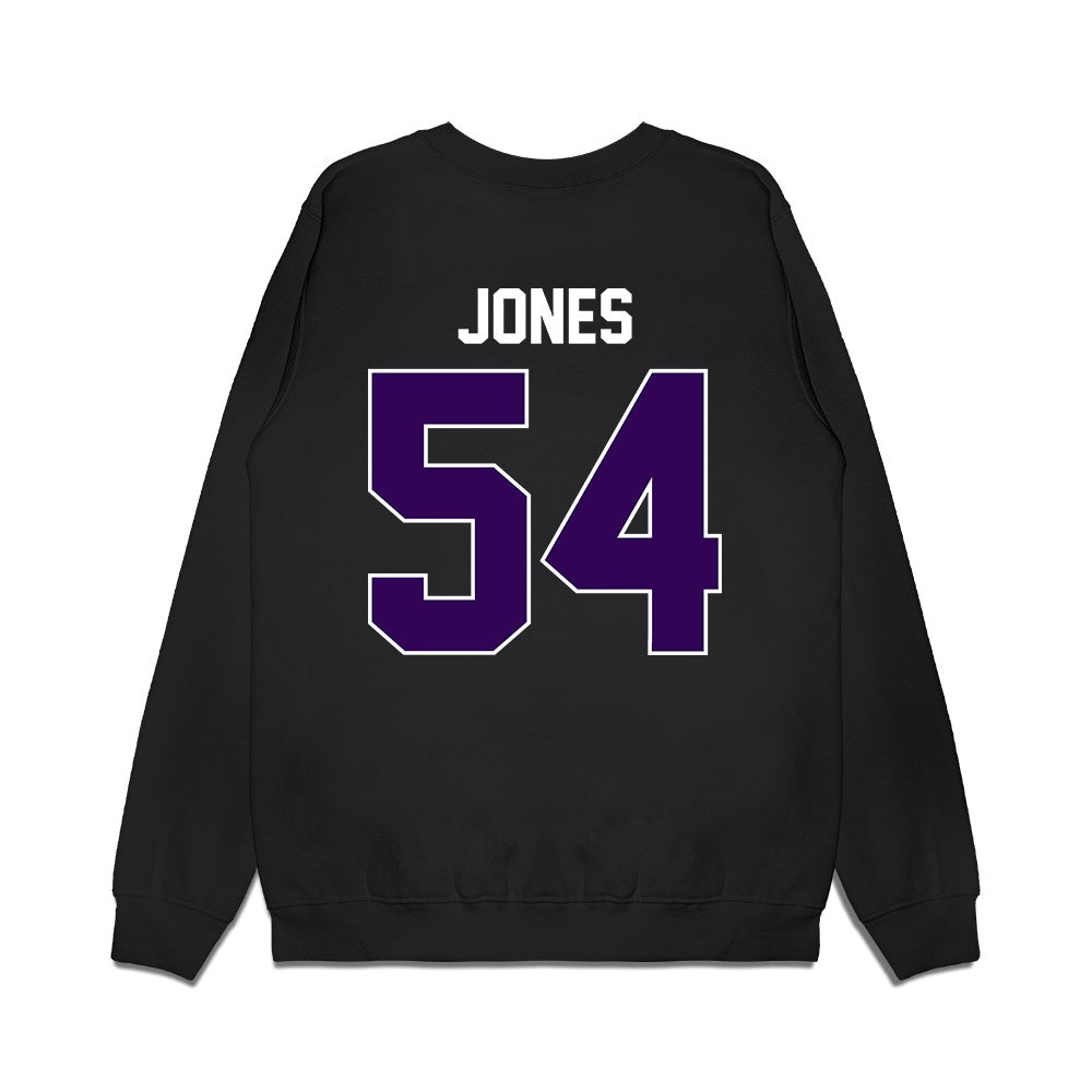 Kansas State - NCAA Football : Keiton Jones - Vintage Helmet Premium Crewneck Sweatshirt-1
