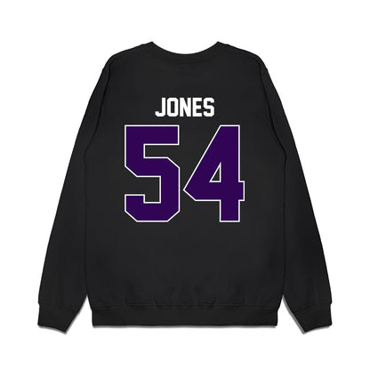 Kansas State - NCAA Football : Keiton Jones - Vintage Helmet Premium Crewneck Sweatshirt-1