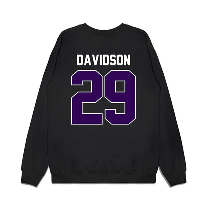 Kansas State - NCAA Football : Dylan Davidson - Vintage Helmet Premium Crewneck Sweatshirt-1
