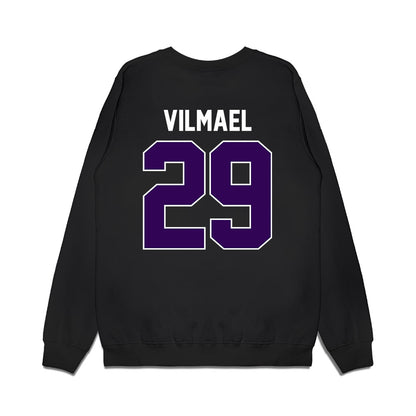 Kansas State - NCAA Football : Josiah Vilmael - Vintage Helmet Premium Crewneck Sweatshirt-1