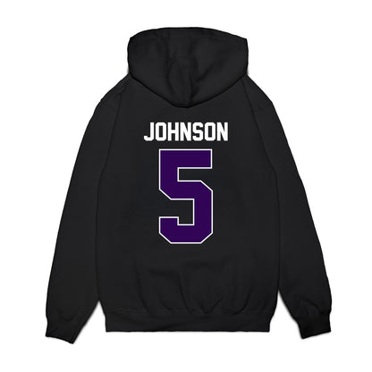 Kansas State - NCAA Football : Avery Johnson - Vintage Helmet Premium Hooded Sweatshirt-1